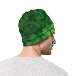 Irish Clover St. Patrick's Day Print Beanie