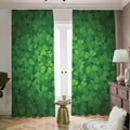 Irish Clover St. Patrick's Day Print Dimout Pencil Pleat Curtains