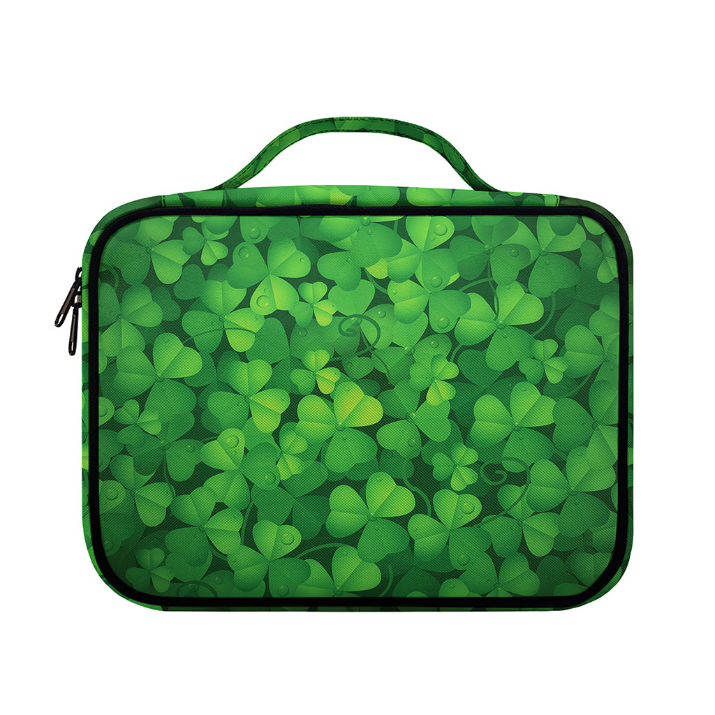 Irish Clover St. Patrick's Day Print Briefcase Bible Bag