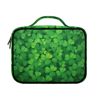 Irish Clover St. Patrick's Day Print Briefcase Bible Bag