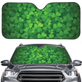 Irish Clover St. Patrick's Day Print Car Windshield Sun Shade