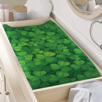 Irish Clover St. Patrick's Day Print Changing Pad Cover