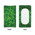 Irish Clover St. Patrick's Day Print Changing Pad Cover