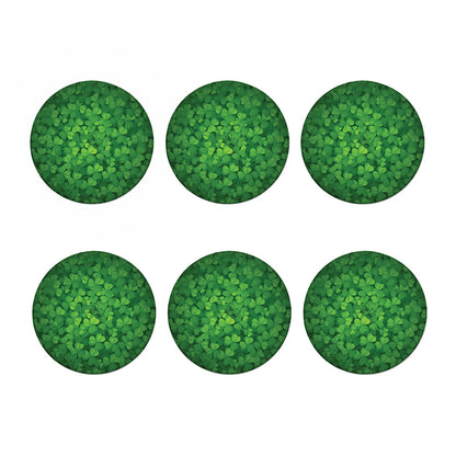 Irish Clover St. Patrick's Day Print Coaster Set