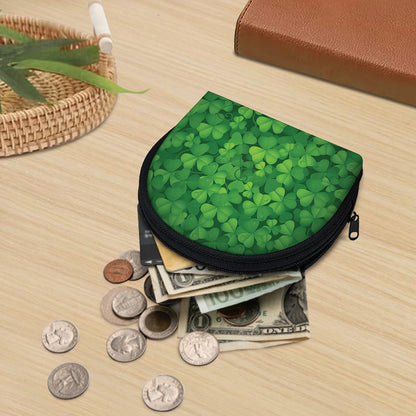 Irish Clover St. Patrick's Day Print Coin Purse