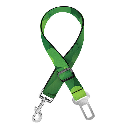 Irish Clover St. Patrick's Day Print Dog Seat Belt