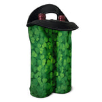 Irish Clover St. Patrick's Day Print Double Neoprene Wine Tote