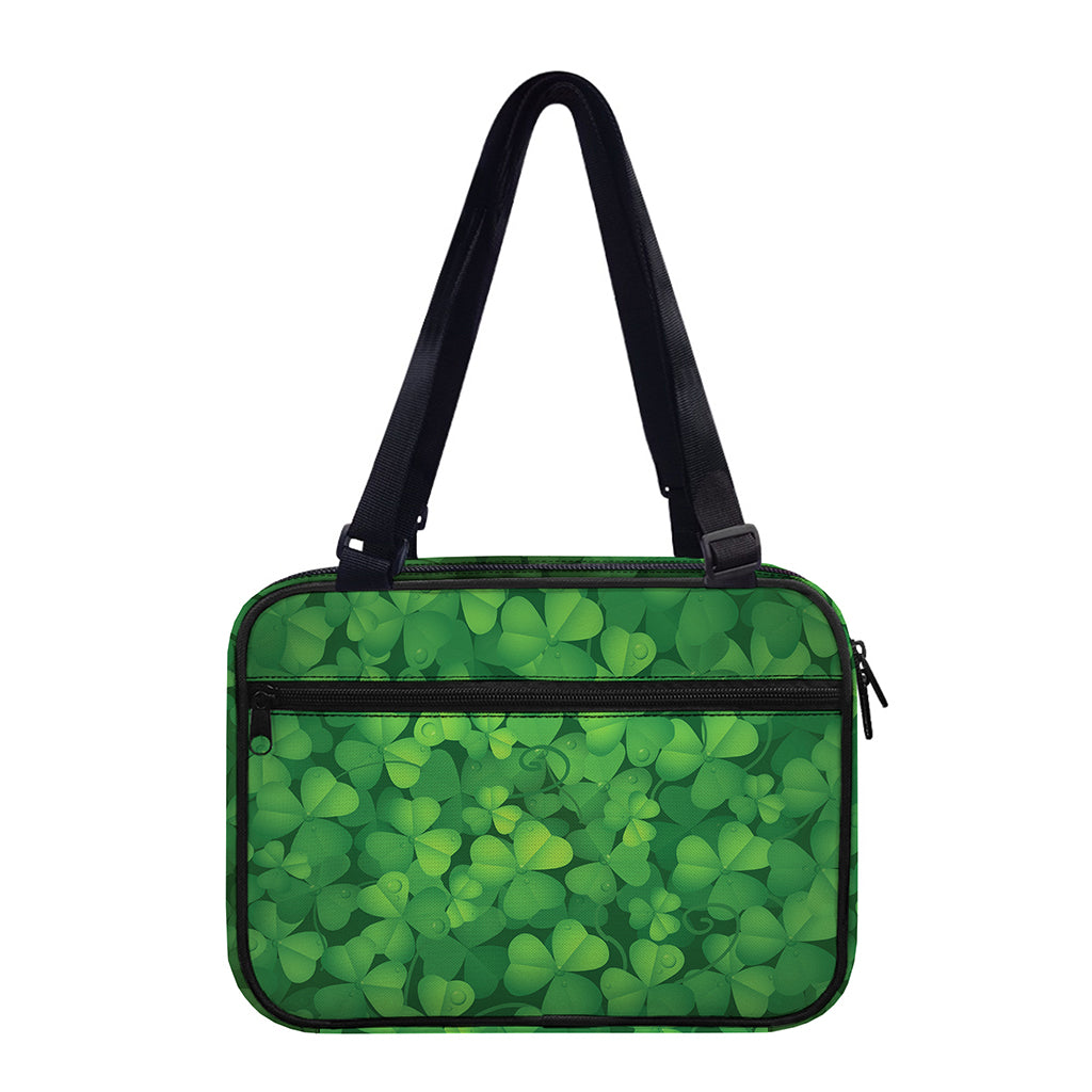 Irish Clover St. Patrick's Day Print Double Strap Bible Bag