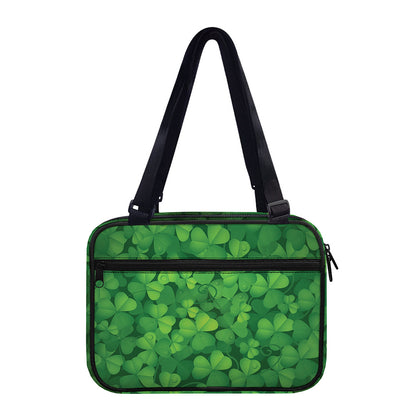 Irish Clover St. Patrick's Day Print Double Strap Bible Bag