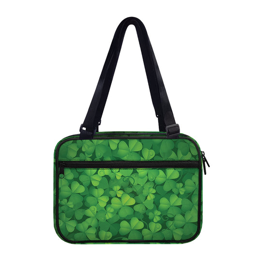 Irish Clover St. Patrick's Day Print Double Strap Bible Bag