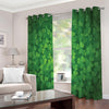 Irish Clover St. Patrick's Day Print Extra Wide Grommet Curtains