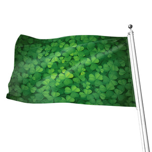 Irish Clover St. Patrick's Day Print Flag