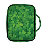 Irish Clover St. Patrick's Day Print Front Pocket Bible Bag