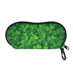 Irish Clover St. Patrick's Day Print Glasses Case