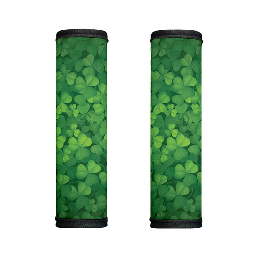 Irish Clover St. Patrick's Day Print Handle Covers