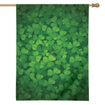 Irish Clover St. Patrick's Day Print House Flag