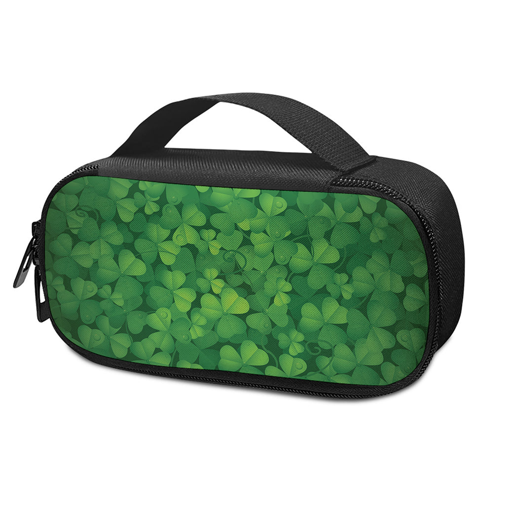 Irish Clover St. Patrick's Day Print Insulin Cooler Travel Case