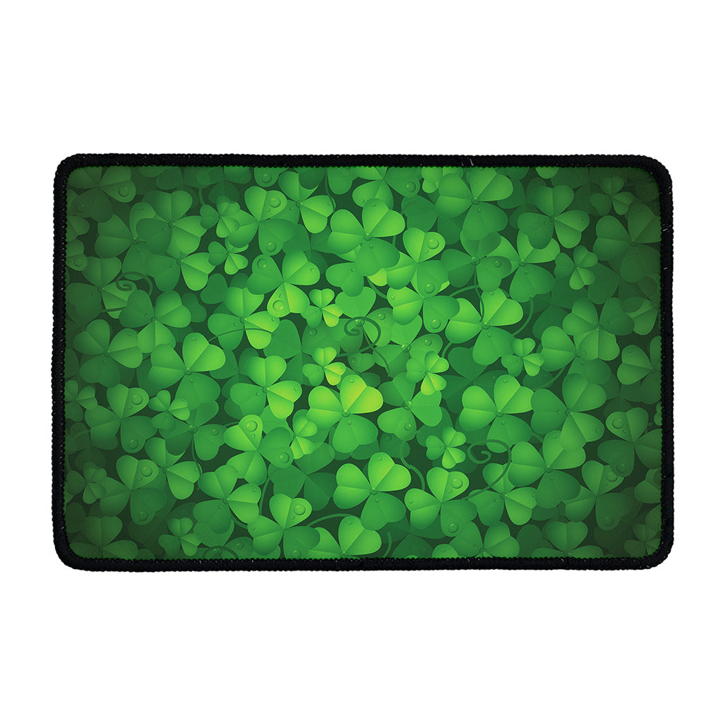 Irish Clover St. Patrick's Day Print Kitchen Mat