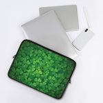 Irish Clover St. Patrick's Day Print Laptop Sleeve