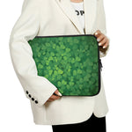 Irish Clover St. Patrick's Day Print Laptop Sleeve