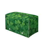 Irish Clover St. Patrick's Day Print Leather Tissue Box Cover