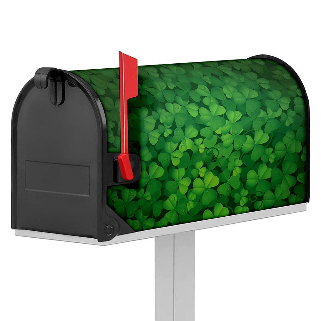 Irish Clover St. Patrick's Day Print Mailbox Cover