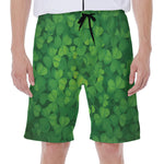 Irish Clover St. Patrick's Day Print Men's Beach Shorts