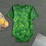 Irish Clover St. Patrick's Day Print Men's Bodysuit