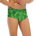 Irish Clover St. Patrick's Day Print Men's Briefs