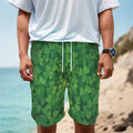 Irish Clover St. Patrick's Day Print Men's Cargo Shorts