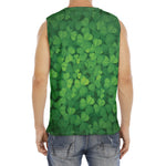 Irish Clover St. Patrick's Day Print Men's Fitness Tank Top