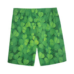 Irish Clover St. Patrick's Day Print Men's Sports Shorts