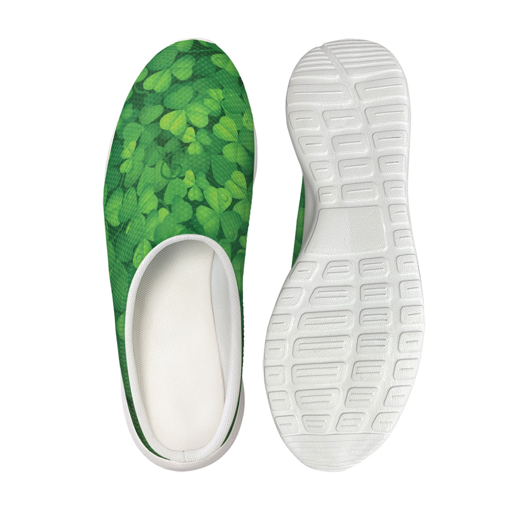 Irish Clover St. Patrick's Day Print Mesh Casual Shoes