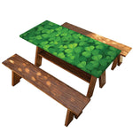 Irish Clover St. Patrick's Day Print Picnic Table Cover