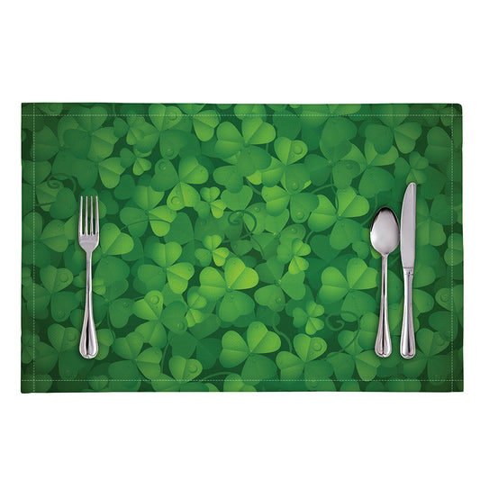 Irish Clover St. Patrick's Day Print Placemat