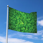 Irish Clover St. Patrick's Day Print Polyester Flag