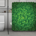 Irish Clover St. Patrick's Day Print Polyester Shower Curtain