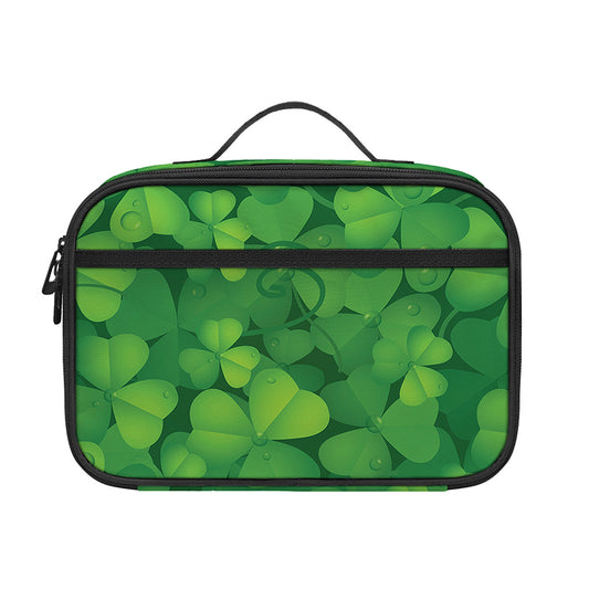 Irish Clover St. Patrick's Day Print Portable Lunch Bag