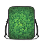 Irish Clover St. Patrick's Day Print Rectangular Crossbody Bag