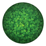 Irish Clover St. Patrick's Day Print Round Blanket