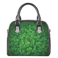 Irish Clover St. Patrick's Day Print Shoulder Handbag