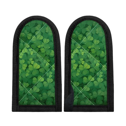 Irish Clover St. Patrick's Day Print Skillet Handle Cover