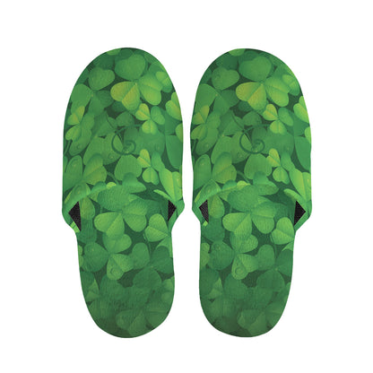 Irish Clover St. Patrick's Day Print Slippers