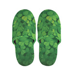 Irish Clover St. Patrick's Day Print Slippers