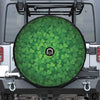 Irish Clover St. Patrick's Day Print Tire Cover With Camera Hole