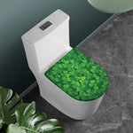 Irish Clover St. Patrick's Day Print Toilet Lid Cover