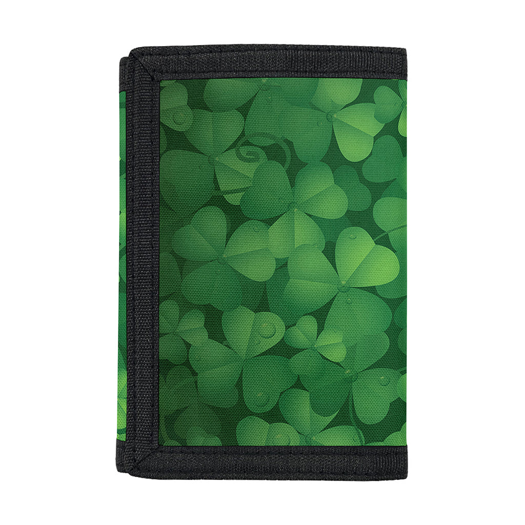 Irish Clover St. Patrick's Day Print Trifold Wallet