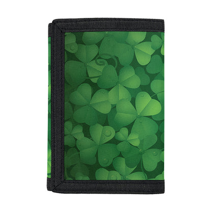 Irish Clover St. Patrick's Day Print Trifold Wallet