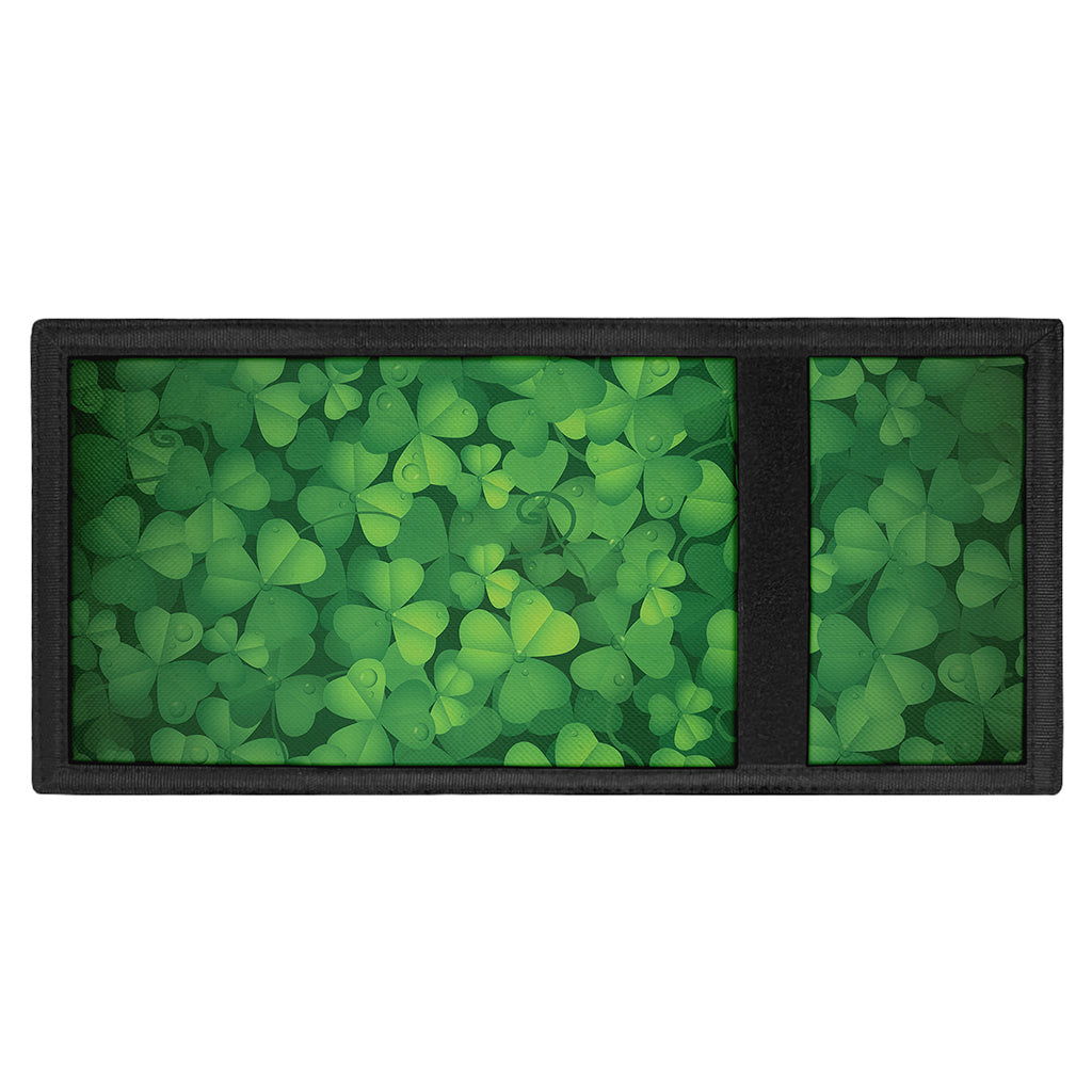 Irish Clover St. Patrick's Day Print Trifold Wallet