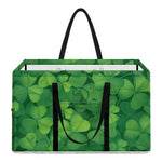 Irish Clover St. Patrick's Day Print Utility Tote Bag